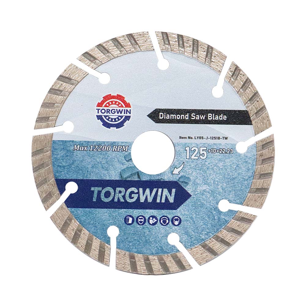 Blade de serra de diamante segmentada de 125 mm para cortar granito Blade de serra de diamante segmentada de 125 mm para cortar granito