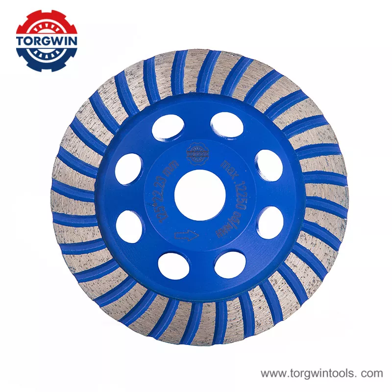 Roda de moedura de soldagem de alta frequência com dentes largos 125mm