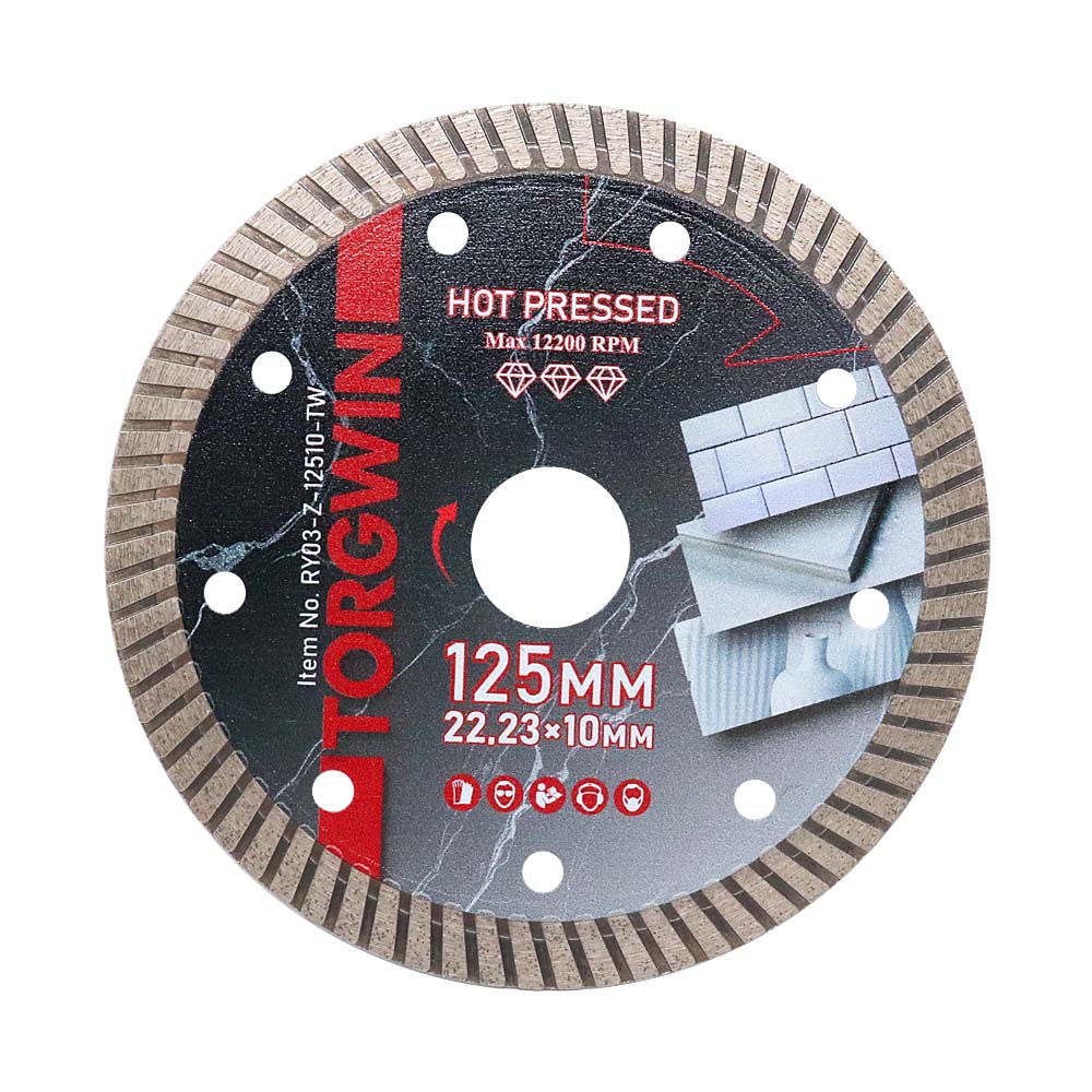 Hot Pressed Turbo Diamond Saw Blade Pro para ladrilhos Hot Pressed Turbo Diamond Saw Blade Pro para ladrilhos